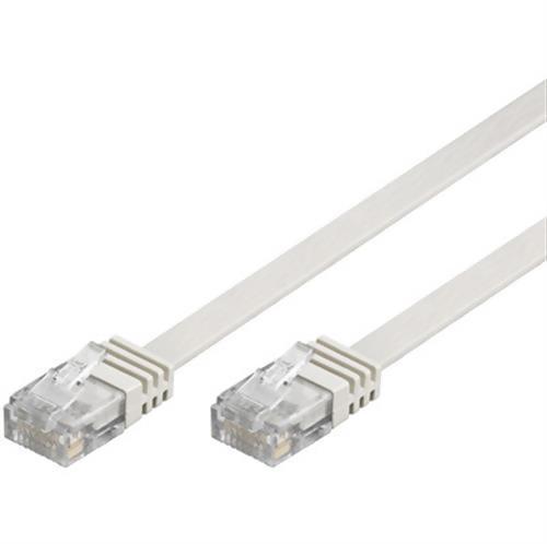 DELTACO TP-kabel Cat6 Tunn U/UTP Vit 5 m