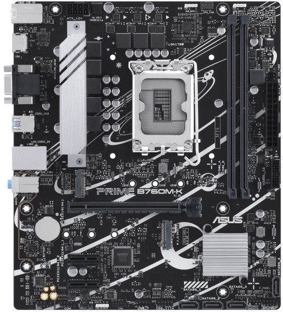 ASUS Prime B760M-K mATX LGA1700, bild 4