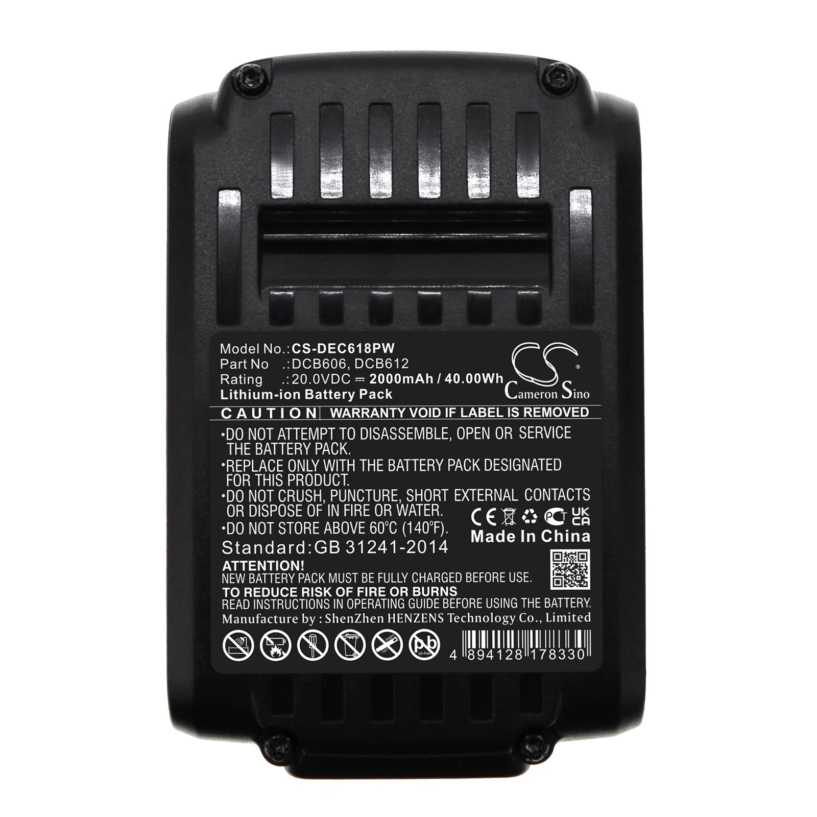 Batteri till Elverktyg för DeWalt 20V MAX, 60V MAX, 120V MAX m.fl., bild 5