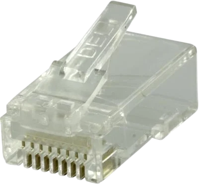 DELTACO RJ45 kontaktdon för patchkabel 20-P Cat6