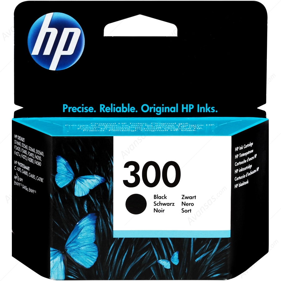 HP 300 Svart (CC640EE) 4 ml, Deskjet D2560/F4280/F2420, 200 sidor, bild 3