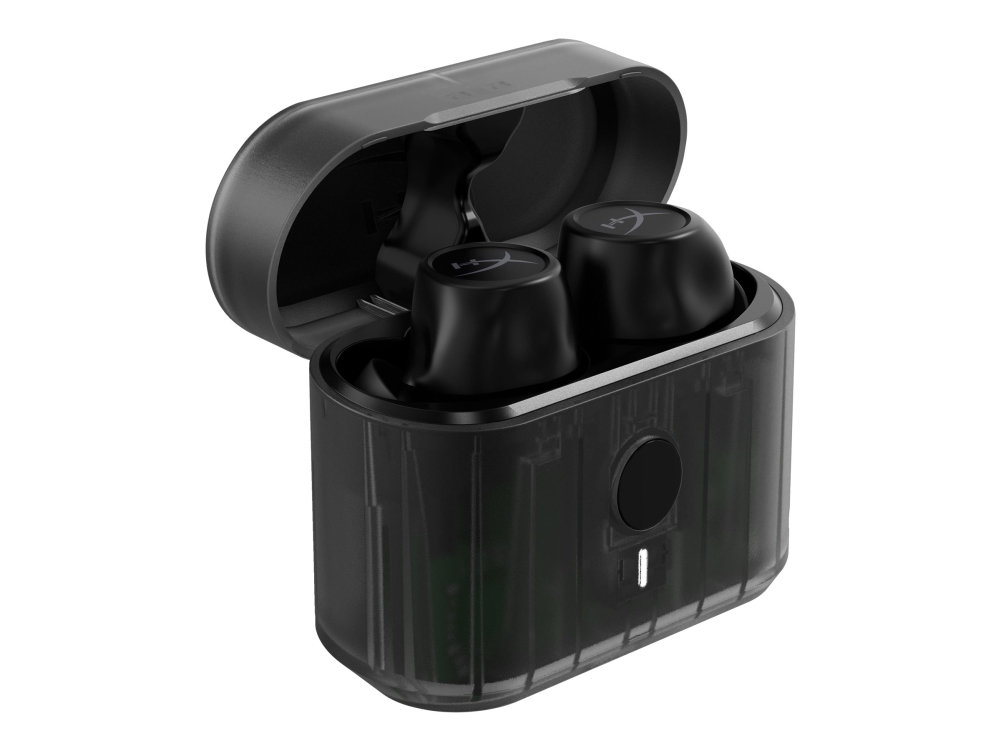 HyperX Cirro Buds Pro - True wireless-hörlurar med mikrofon - inuti örat - Bluetooth - aktiv brusradering - svart - för Nintendo Switch