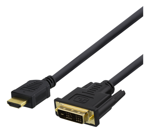 HDMI till DVI-D-kabel, 2 meter - Svart, bild 3