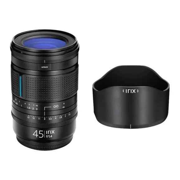 Irix 45/1.4 Dragonfly -objektiv, Fuji GFX