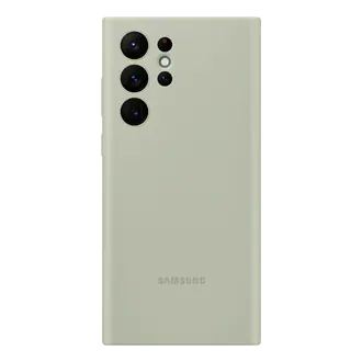 Samsung Galaxy S22 Ultra silikonfodral olivgrön, bild 4