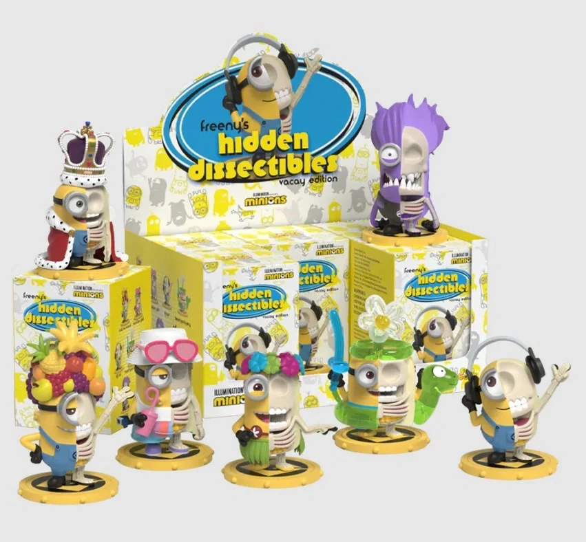 Minions Blind Box Hidden Dissectibles Series 01 (Vacay ed.) Booster (1), bild 2
