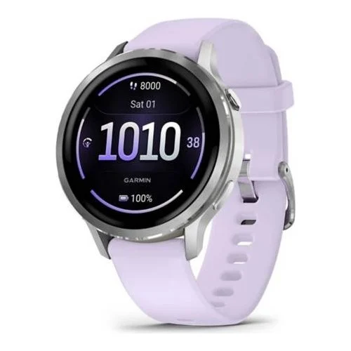 Garmin Venu 4 41 mm smartwatch, silver/blåviolett