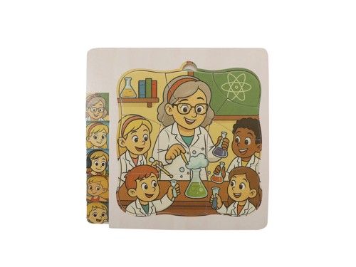 Kinder and Kids - lager Pussel, Flickans liv, bild 2
