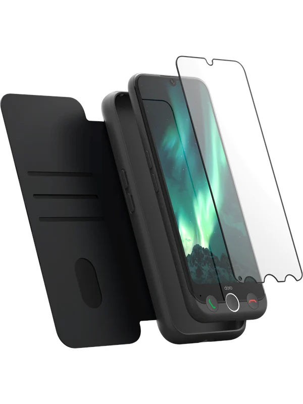 Doro Aurora A31 Plus 128 GB/6 GB - Grafit (inkl. fodral & skyddsglas)