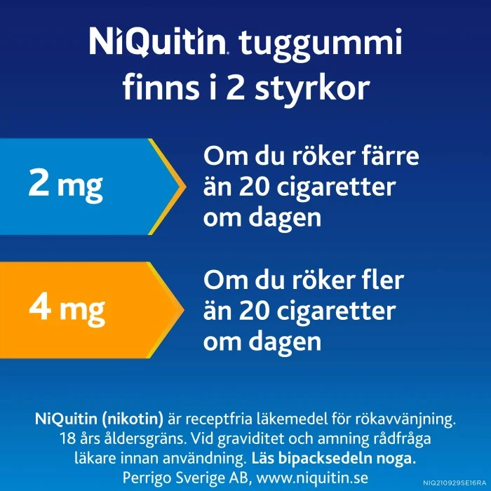 NiQuitin Mint 2 mg Medicinskt Tuggummi 200 st, bild 2