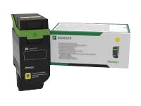 Lexmark - Extra lång livslängd - gul - original - box - tonerkassett LCCP, LRP - för P/N: CS632DWE