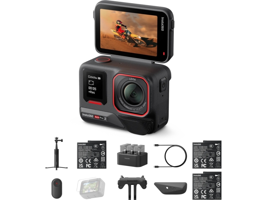 Insta360 Flow 2 Pro smartphonestabilisator, Grå Standard Bundle