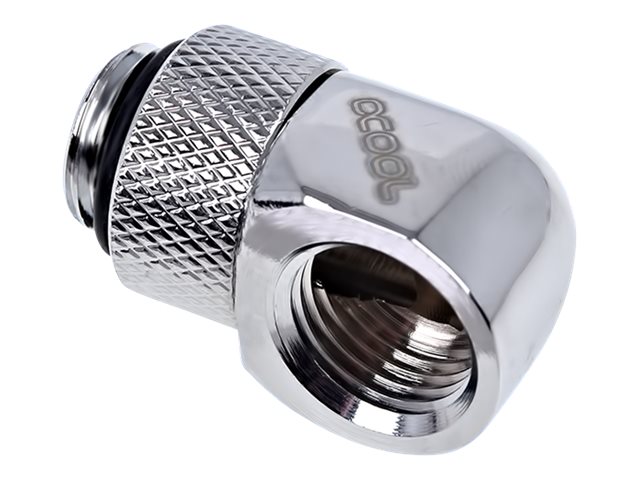 Alphacool Eiszapfen 90° Roterbar Hane-hona Silver