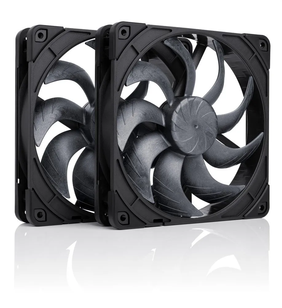 Noctua NF-A14x25 G2 140mm PWM Sx2-PP fläkt (2-pack, svart)