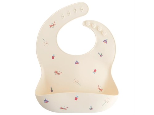 Mushie - Silicone Bib - Circus, bild 2