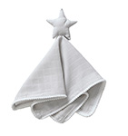 Jack o Juno Cuddly Snuttefilt Fair Grey, 1 st