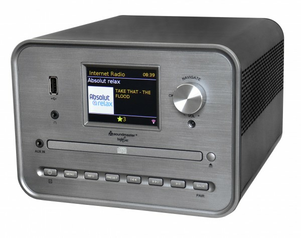 Soundmaster ICD1050SW, Analog och digital, DAB+, FM, Spelare, CD, CD-R, CD-RW, Front, 7 W