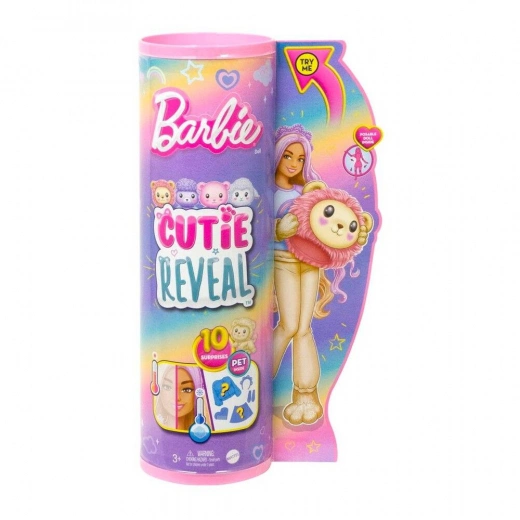 Barbie Cutie Reveal Barbie Cozy Lion Tee