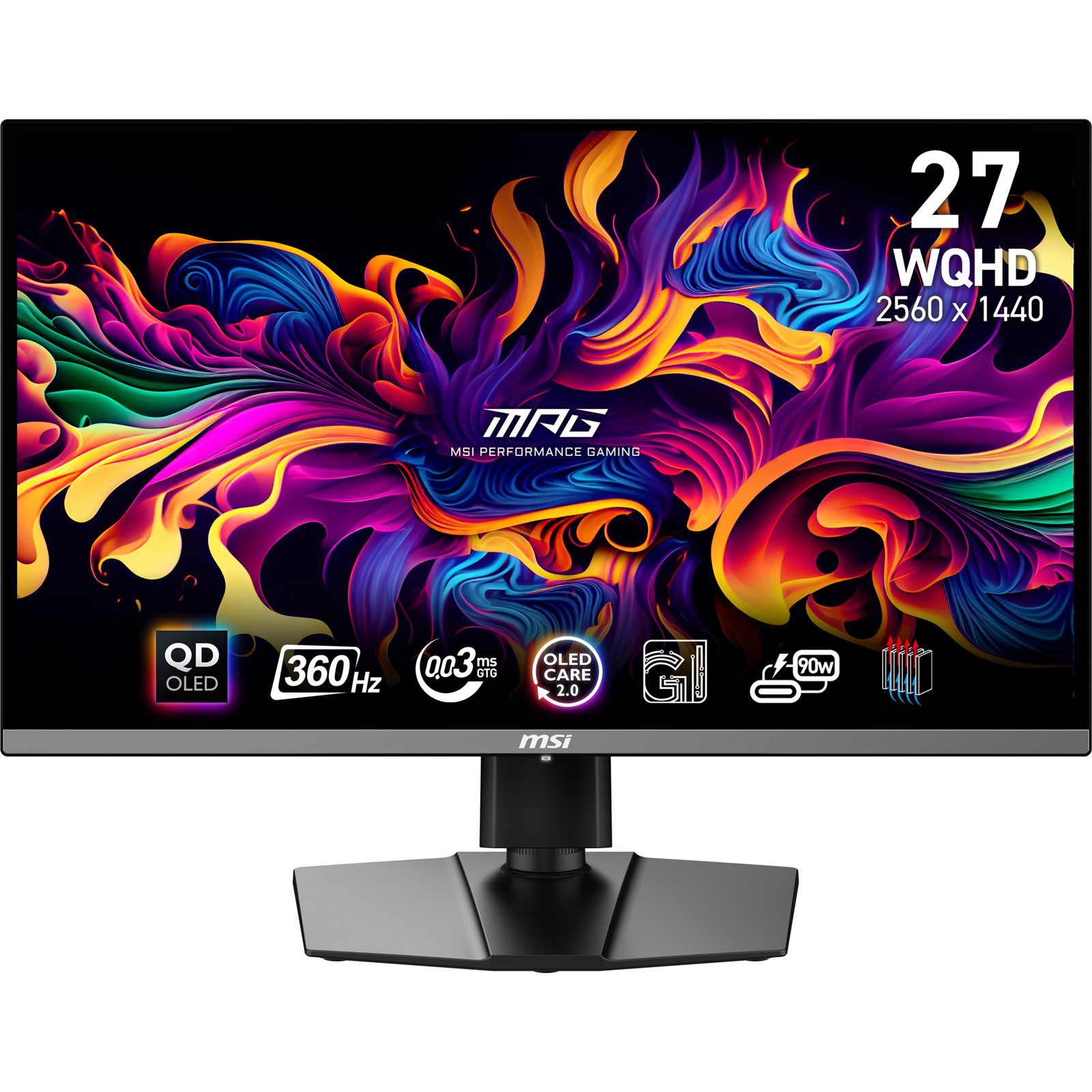 MSI MPG 271QRX QD-OLED / 27" / QD-OLED / 2560x1440 / 360 Hz / HDMI,DP,USB-C / Adaptive-Sync / VESA, bild 4