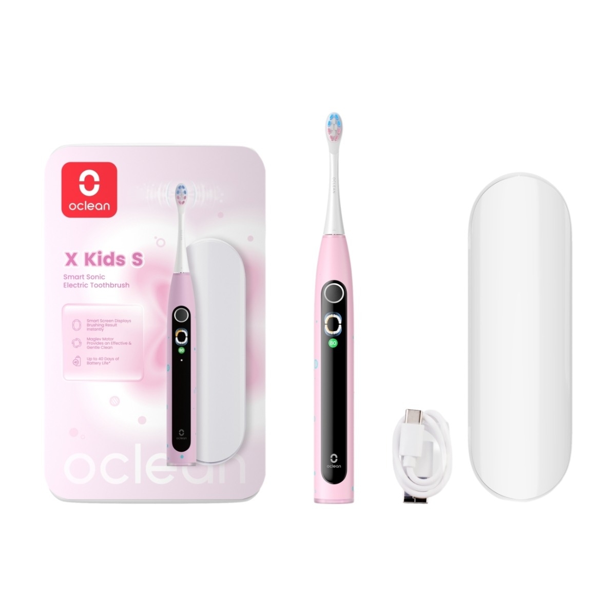 Oclean X Kids S eltandborste, rosa