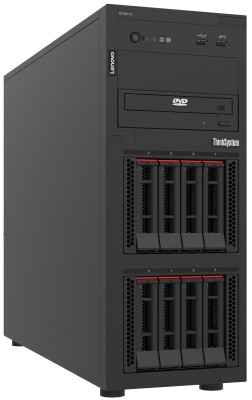 Lenovo ThinkSystem ST250 V3 Tower, Intel Xeon 6315P 4-Core, 1x16 GB RAM, utan disk, utan operativsystem
