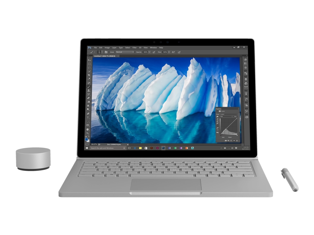 Microsoft Surface Dial Ergonomisk mus, aluminium