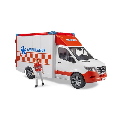 Bruder MB Sprinter Ambulans med chaufför och L&S