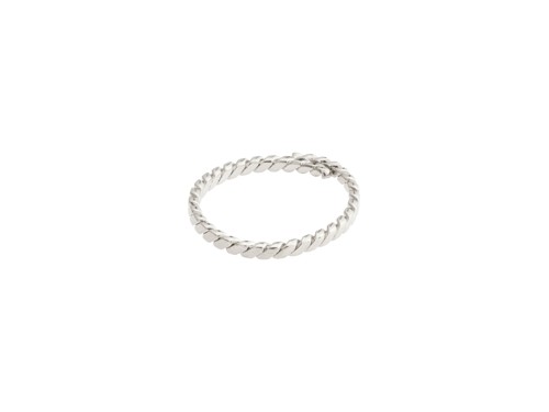 PILGRIM - LULU Twisted Stack Ring - Silver Plated - Adjustable Size, bild 2