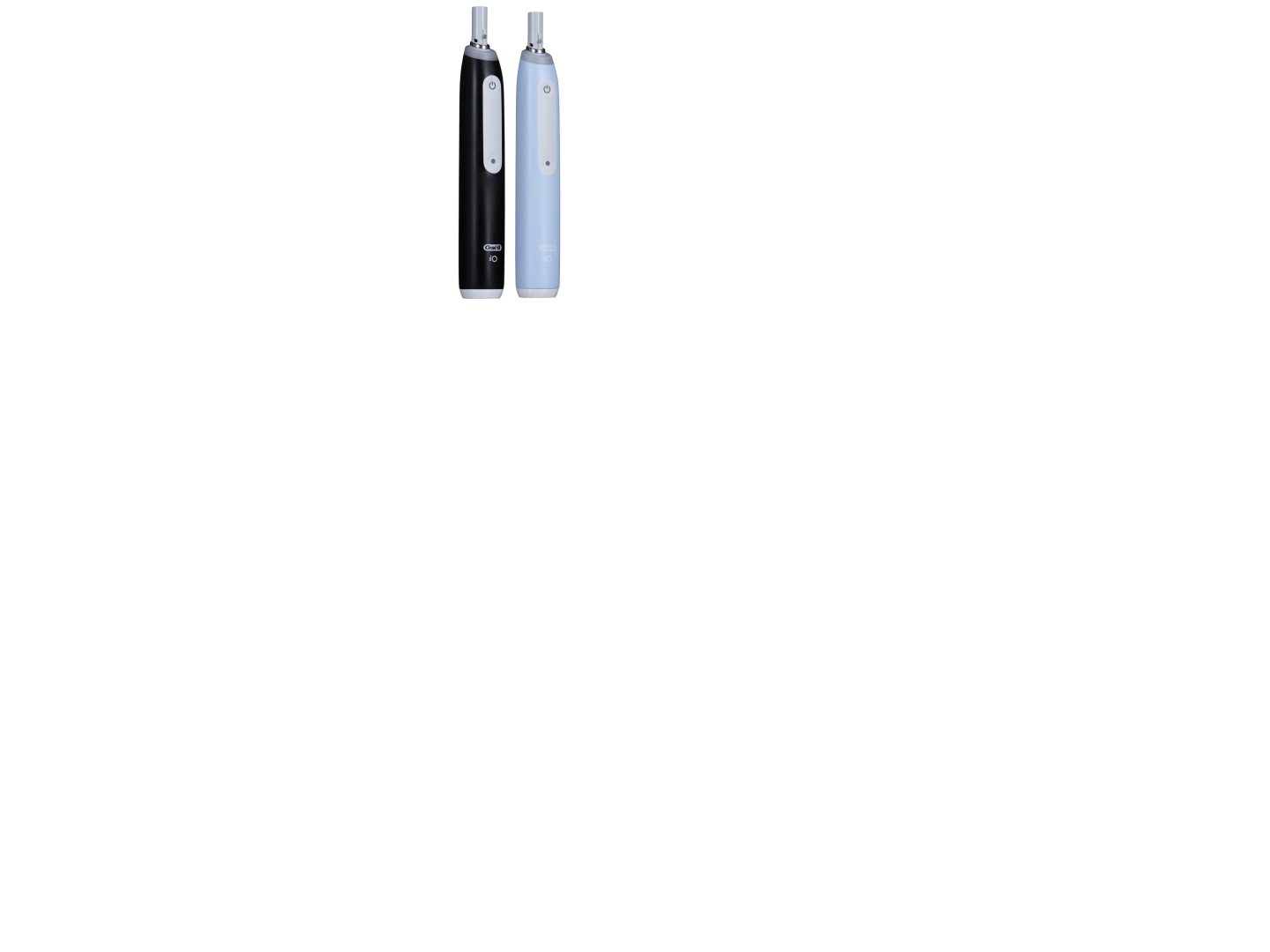 Oral-B iO3S Duo Dubbelt Paket eltandborste, Matte Black/Ice Blue, bild 5