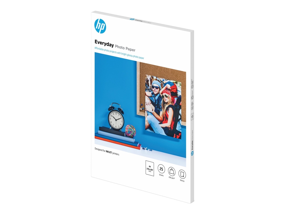HP Everyday Glossy Photo Paper A4 200G (25)