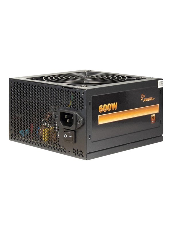 Argus BPS-600 - Nätaggregat (intern) - ATX12V 2.4 - 80 PLUS Bronze - AC 100/240 V - 600 Watt - aktive PFC, bild 2
