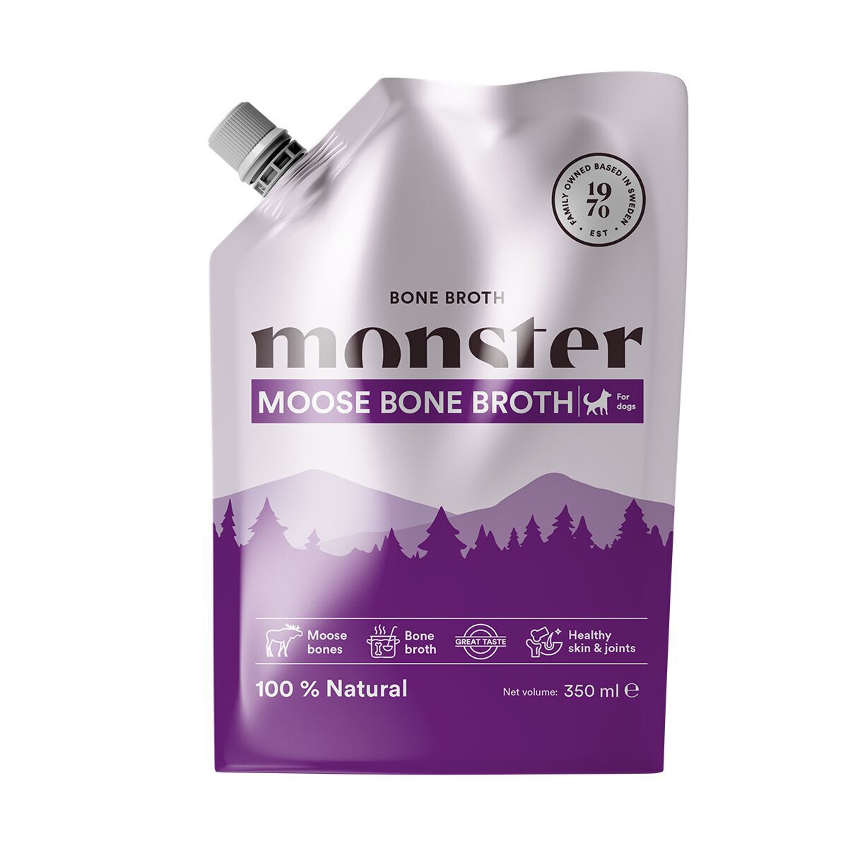 Monster Bone Broth Moose 350ml