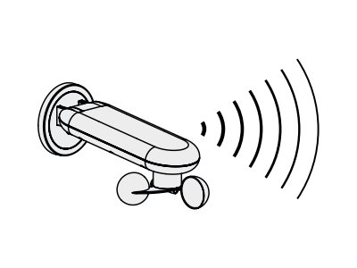 Nice Domì WSC - Klimatskontroll - trådlös - 433.92 MHz