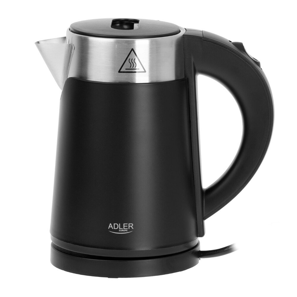Adler AD 1372B vattenkokare 800 W 0,6 L, svart, bild 2