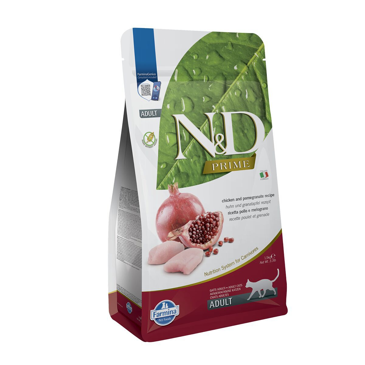 Farmina N&D Prime Cat Chicken & Pomegranate Neutered 1,5kg