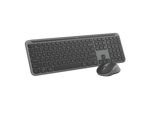 Logitech Signature Slim MK950 trådlöst tangentbord och mus, grafit, bild 2