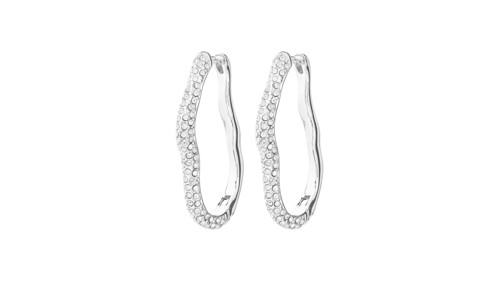 PILGRIM - AVOLA Hoop Earrings - Silver Plated - 40 mm, bild 3