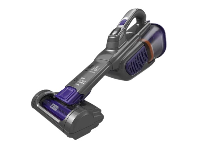 BLACK+DECKER DustBuster Pet BHHV520BFP handdammsugare 18 V, 0,7 l, svart/lila
