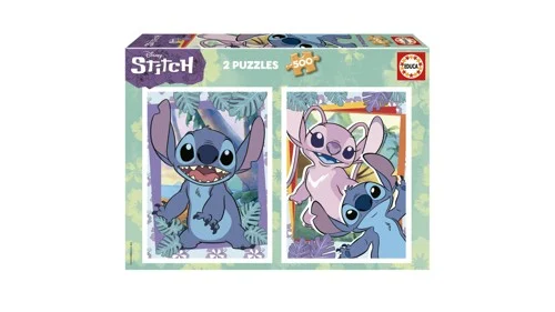 Educa Pussel: Disney Stitch 2 x 500 Bitar, bild 3