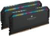 32 GB (2x16GB) DDR5-7200 Corsair Dominator Platinum RGB CL34, XMP - Svart