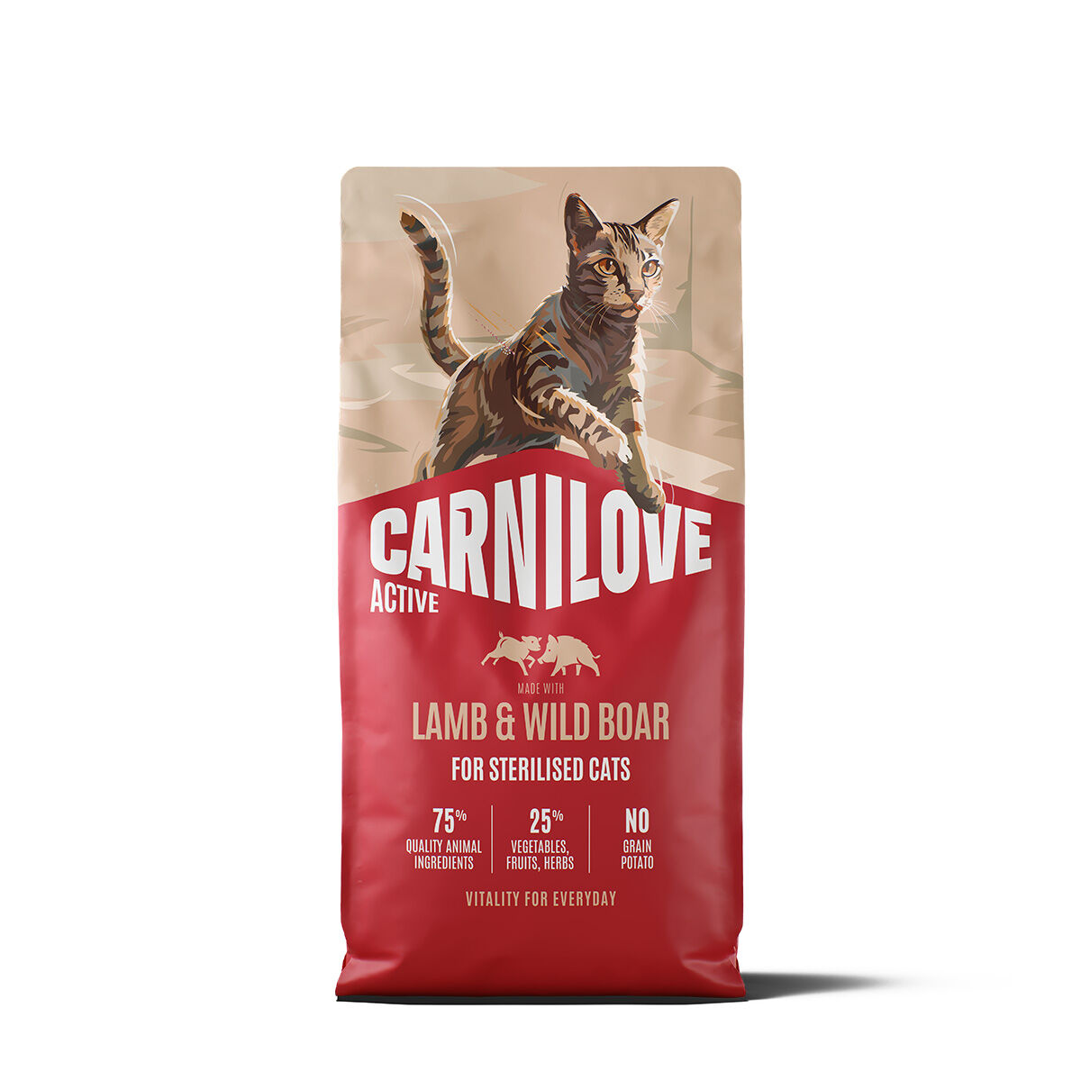 Carnilove Cat Active Sterilised Lamb & Wild Boar Torrfoder till Katt 6 kg