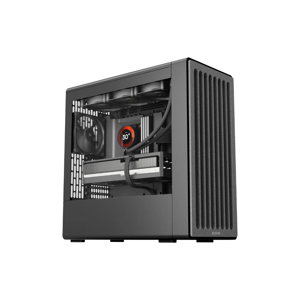 HAVN BF 360 Flow PC-chassi (svart)