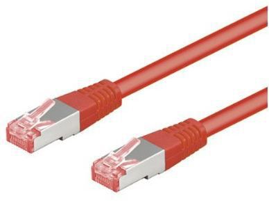 Goobay 95517, 5 m, Cat6, S/FTP (S-STP), RJ-45, RJ-45, Röd