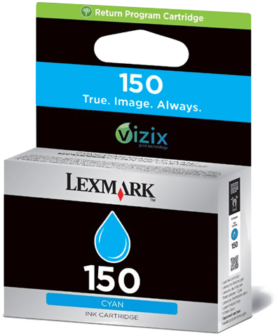 Lexmark Nr 150 Cyan bläckpatron