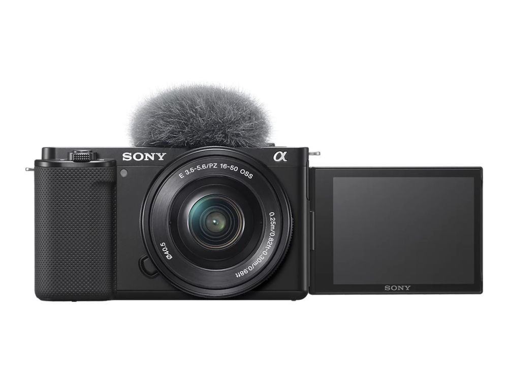 Sony ZV-E10 kamerakit med SELP1650-objektiv