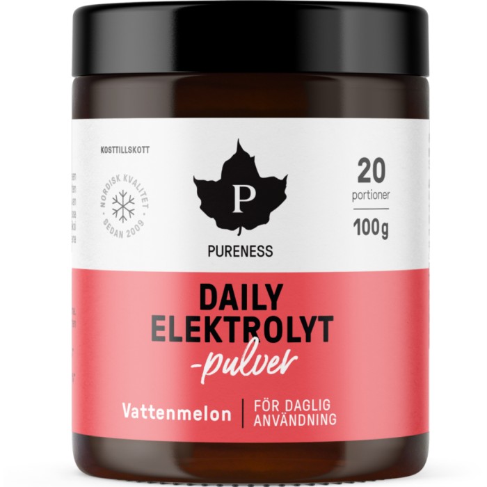 Pureness Daily Elektrolytpulver, Vattenmelon, 100 g