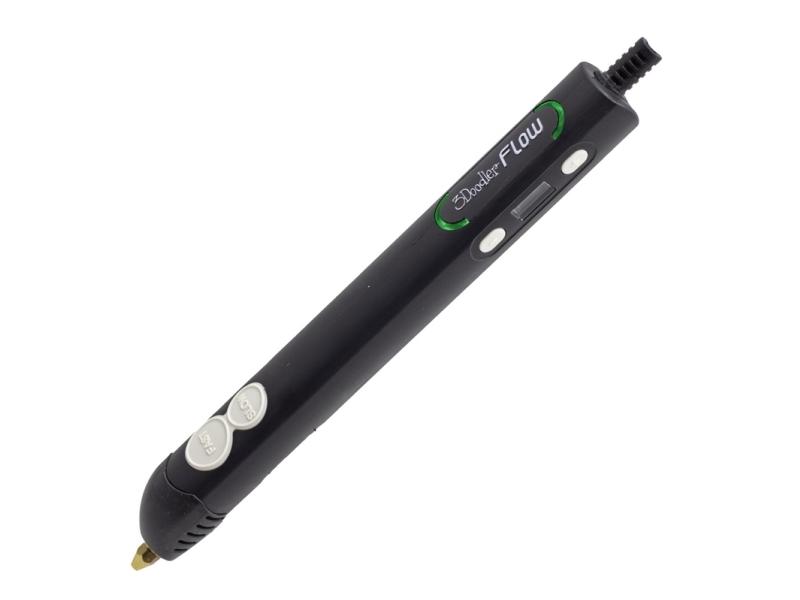 3Doodler FLOW, ABS, Flexibel polyester (FPE), Polylactic Acid (PLA), Träfiber, 2,2 mm, Fused Filament Fabrication (FFF), 1,75 mm, 240 °C, 1,5 min.