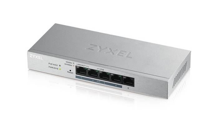 Zyxel GS1200-5HPv2 5-Port PoE 60W Switch, bild 4