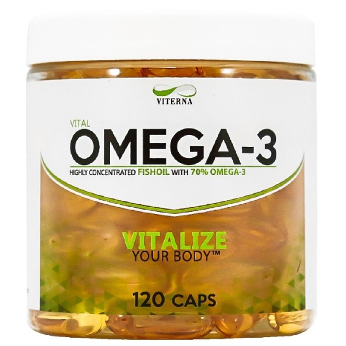 Viterna Omega 3 Högkoncentrerad (70%) 120 Caps