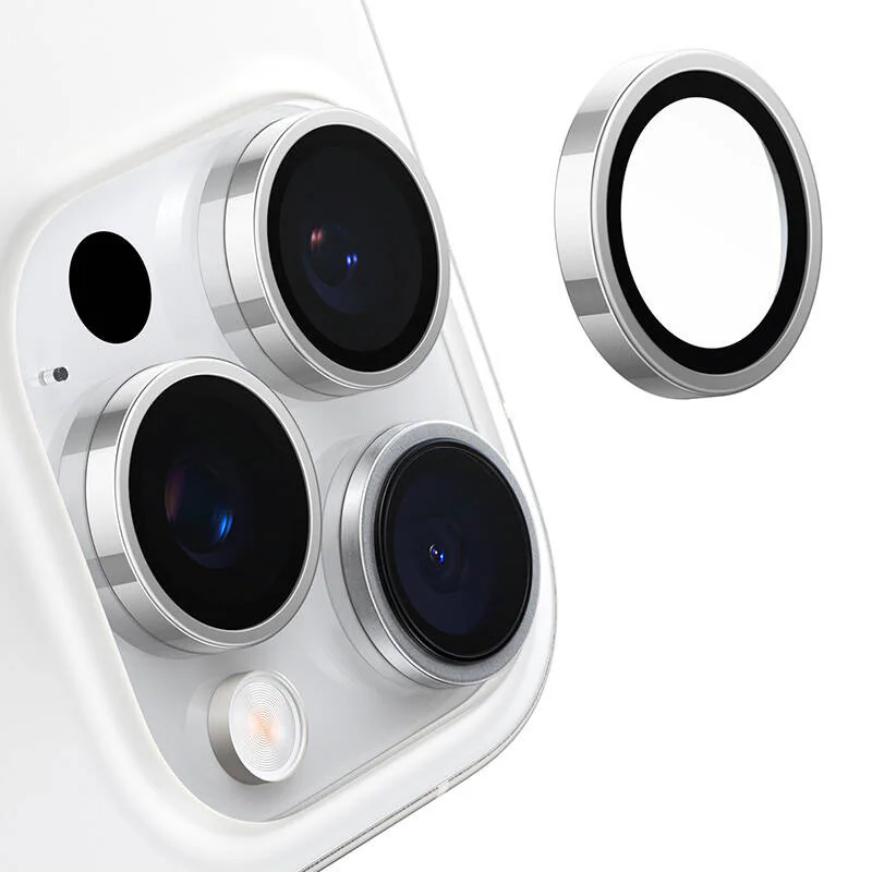 Torras Lensguard Kameraglas för iPhone 16 Pro (Grå)